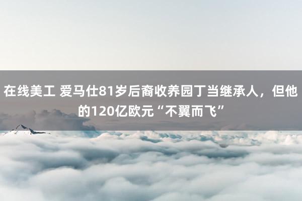 在线美工 爱马仕81岁后裔收养园丁当继承人，但他的120亿欧元“不翼而飞”